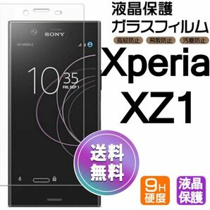 Xperia XZ1 ガラスフィルム 即購入OK 平面保護 Xperiaxz1 破損保障あり エクスペリアxz1 paypay　送料無料