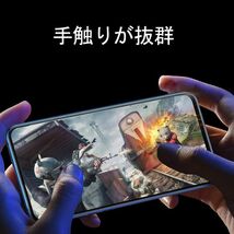 3枚組 AQUOS SENSE4PLUS 強化ガラスフィルム ブラック SHARP Aquossense4plus アクオス シャープセンス4プラス 平面保護 破損保障あり_画像6