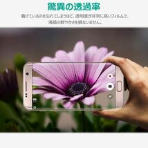 Galaxy S7 edge docomo SC-02H ガラスフィルム 3Ｄ曲面全面保護 galaxyS7edge S7エッジ 高透過率 破損保障あり 末端部接着のみ_画像3