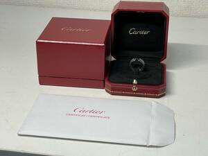 1 иена ◎ Cartier Cartiering C2 #48 750WG с сертификатом аксессуаров из белого золота 18 золото