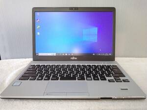 富士通 LIFEBOOK S938/B :Core i5 8350U 1.70GHz:12GBメモリ:256GB SSD:13.3インチ FHD(1,920×1,080): Win10Pro