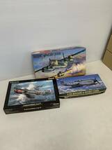 ☆　プラモデル　1/72　3点セット　【未組立】　P-51Dムスタング　ラボーチキンLa-7　Ar234C/ArE381JULIA_画像1