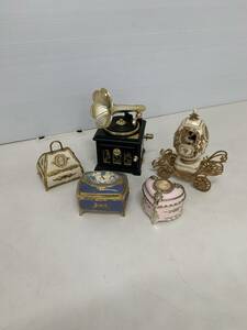 0 music box jewelry case case other 5 point cameo Disney all operation verification settled 