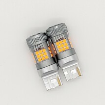 LED ウインカー バルブ 2個 アンバー 12V 24V T20 ピンチ部違い_画像10