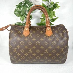 1円 LOUIS VUITTON ルイヴィトン モノグラム スピーディ30 M41526 ハンドバッグ シリアル SA822の画像3