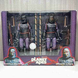 [ unopened ]NECA Planet of the Apes Gorilla * soldier set / inspection neka Predator Alien Terminator robocop King Kong 