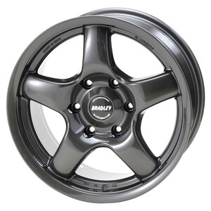 4x4エンジニアリング ホイール ブラッドレーπ 17×8.0J 6H 139.7 +20 106.1 ガンメタリック 5本セット 離島は着払い