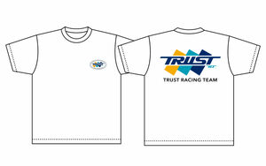 TRUST トラスト GReddy トラストレーシングチームＴシャツ ホワイト M