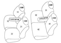 Clazzio クラッツィオ キルティングタイプ シートカバー タウンボックス DS17W H27/3～R6/2 4人乗 G/Gスペシャル_画像2