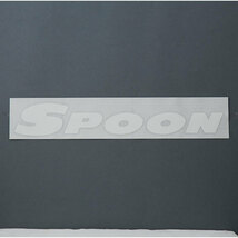 SPOON スプーン チームステッカー ホワイト[800mm] W800mm(1枚)_画像1