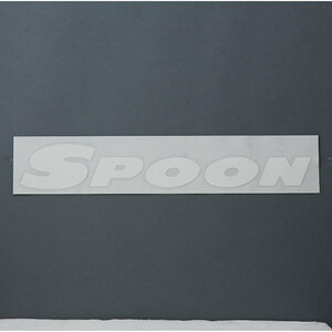 SPOON スプーン チームステッカー ホワイト[800mm] W800mm(1枚)