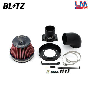 BLITZ ブリッツ サスパワー コアタイプLM レッド エアクリーナー セリカ ZZT231 H11.9～ 2ZZ-GE MT