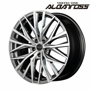 MID VERTECONE ALBATROSS アルバトロス (ハイパーシルバーポリッシュ) アルミホイール 4本セット 19×8.0J 5H PCD114.3 +45