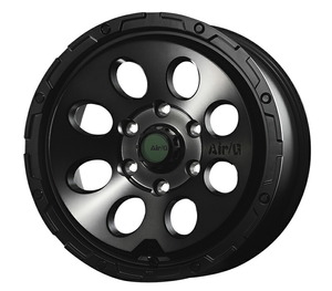 4x4エンジニアリング ホイール エアーGマッシヴ 17×8.0J 6H 139.7 +20 106.1 FACE4 ゴーストエディション 5本セット 離島は着払い