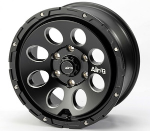 4x4エンジニアリング ホイール エアーGマッシヴ 17×8.0J 6H 139.7 +20 106.1 FACE4 マットブラック 4本セット 離島は着払い