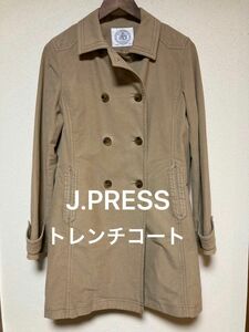 【美品】J.PRESS 　トレンチコート　ロングベージュ オンワード樫山