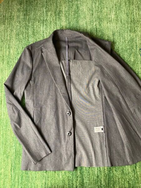 【美品】KAZUYUKI KUMAGAI ジャケット グレー ストレッチ S