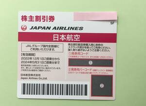 ◇JAL株主優待券です。番号等すぐに通知致します。5月31日までです。どうぞ宜しくお願いいたします◇