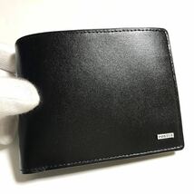 未使用　PORTER シーン　二つ折り財布　ポーター　財布　吉田カバン　ブラック　110-02920 牛革　定価23100円 日本製　小銭入れ付き　_画像1