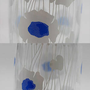 未使用保管品 レトロポップ カメイガラス 花柄模様 タンブラー 10客 SK-602 亀井硝子の画像7