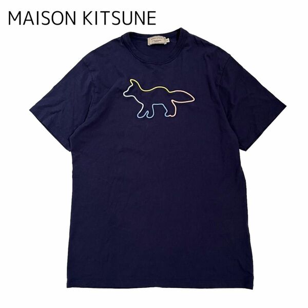 【MAISON KITSUNE】RAINBOW FOX EMBROIDERY
