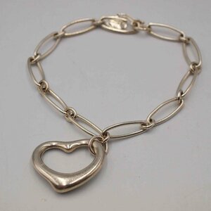 Tiffany&Co chain bracele < accessory > Tiffany 925 SV silver lady's brand Heart 