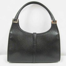 【保存袋あり】GUCCI 001 3874 2404 ジャッキーハンドバッグ＜バッグ＞グッチ レディース ブランド ブラック シルバー金具 ワンショルダー_画像2