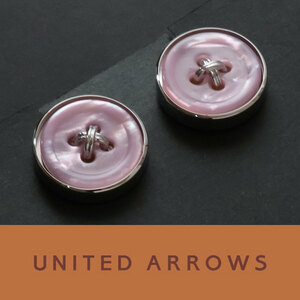 4232* United Arrows * cuffs * button * light purple * cuffs button ~ cuff links * select shop UNITED ARROWS* new goods 