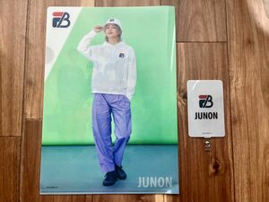 ビーファースト FILA フォンタブ&クリアファイル セット JUNON