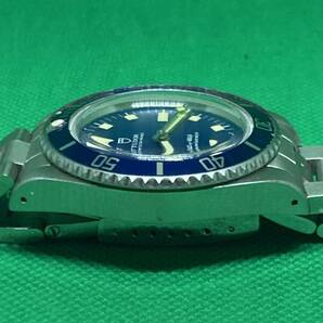 OH済 TUDOR submariner チュードル サブマリーナ 盾サブ スノーフレーク ゴーストベゼル ドーム風防 snowflake 青文字盤 イカサブ ref.9411の画像9