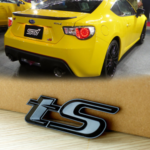 スバル tSエンブレム 黒☆ WRX S4 WRX Sti BRZ フォレスター インプレッサ XV レガシィ レヴォーグ エクシーガ SVX R2 R1 ヴィヴィオ