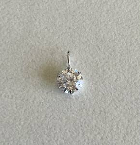  platinum pendant top pt900 6.5mm zirconia pendant top free shipping 