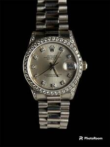 腕時計　ROLEX　DATEJUST　ロレックス　デイトジャスト　ダイヤ　レディース　K18 モデル68159RBRシリアル　9633350 ブレス　　8389 