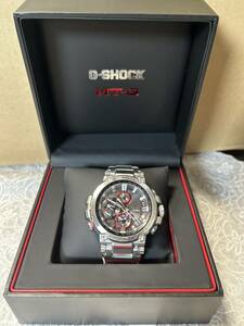【#kk】【不動】【箱付き】G-SHOCK MT-5 G001C148I 腕時計 SEIKO シルバー レッド