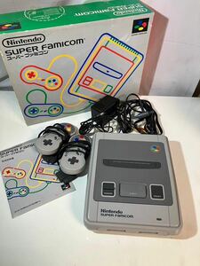 【#kk】【通電○】【取り説付き】Nintendo スーパーファミコン コントローラー付き 任天堂 スーファミ NINTENDO SFC ニンテンドー 