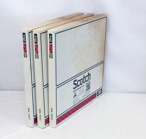 OP29☆ジャンク品☆オープンリールテープ 3巻セット☆Scotch☆206-762R θ