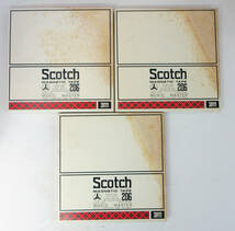 OP29☆ジャンク品☆オープンリールテープ 3巻セット☆Scotch☆206-762R θ_画像2