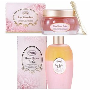 サボン SABON ウォータージュレRフェイス用保湿ジェル　ローズ　80mL ローズウォーターインオイル　150mL