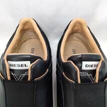 ★DIESEL★27.0cm ローカットスニーカー ディーゼル S-SPAARK SO 黒色 ブラック メンズ スニーカー スリッポン レザー 靴 シューズ M015_画像9