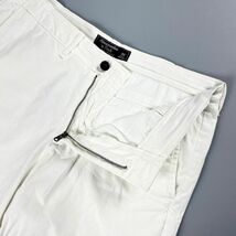 美品 Abercrombie & Fitch アバクロンビー & フィッチ コットンショートパンツ ボトムス メンズ 白 ホワイト サイズ30*MC880_画像6