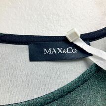 新品未使用 MAX&Co. マックスアンドコー ラメ 長袖カットソー トップス レディース 緑 グリーン サイズL*MC524_画像5