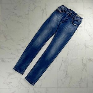  beautiful goods DIESEL diesel stretch slim skinny denim pants bottoms Kids child clothes light blue size 10Y*NC745