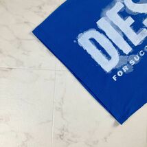 新品未使用 DIESEL ディーゼル キッズ 子供服 フロントロゴプリント 半袖Tシャツ トップス 男の子 青 ブルー サイズ8*NC360_画像3