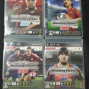 【PS3】４本セット WORLD SOCCER Winning Eleven（ウイイレ） 2008、2009、2010、2011