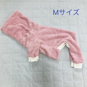 Mサイズ　イタグレウィペット 　犬服 　アウター 　防寒 フリースタートルネック　 ドッグウェア もこもこ ピンク915