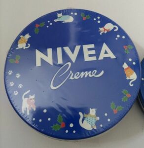 新品未開封　NIVEA ニベアクリーム ニベア 青缶　マツキヨ　ココカラファイン　限定デザイン　大缶　猫　