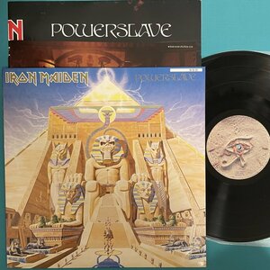 ☆美盤 アイアン・メイデン Iron Maiden /パワースレイブ Powerslave ポスター付 EMS-91091【日本盤】 LP レコード アナログ盤 10240F3DK3