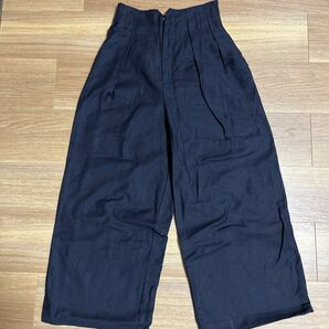 ワイドパンツ PANTS 黒　同梱で送料お値引き検討します。