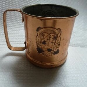 SIW815 【ダメージ目立つ】 銅製 マグカップ コップの画像3