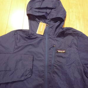 【新品】PATAGONIA（パタゴニア）M'S HOUDINI JACKET（フーディニ・ジャケット）24142 SP21☆SUPERIOR BLUE（青紺色）DWR加工・軽量☆Mの画像2